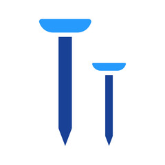 Nails Icon Single Vector Collection 