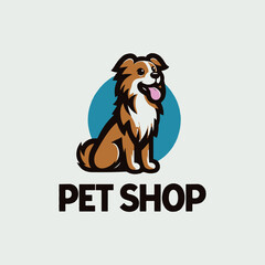 pet shop logo vector 