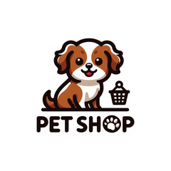pet shop logo vector 
