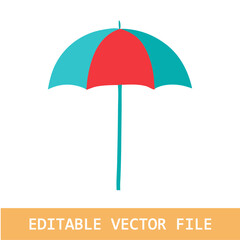 colorful beach umbrella
