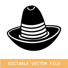 summer straw hat silhouettes 
