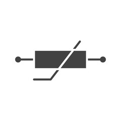 Thermistor icon vector image. Suitable for mobile apps, web apps and print media.