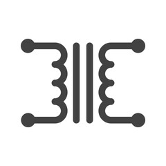 Transformer icon vector image. Suitable for mobile apps, web apps and print media.
