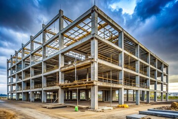 Modern Architectural Marvel Under Construction A Glimpse into the Future of Urban Spaces