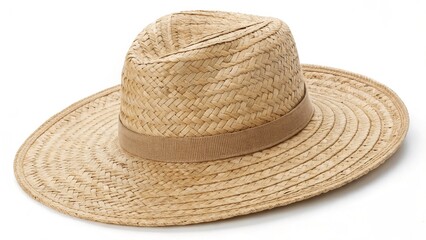 straw hat isolated on white