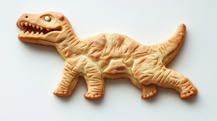 Fototapeta premium A cookie in the shape of a dino