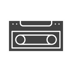 Casette Player icon vector image. Suitable for mobile apps, web apps and print media.