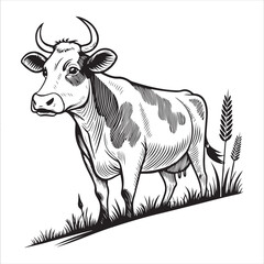 Cow Vector