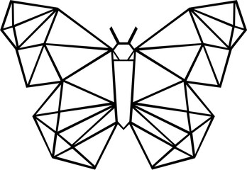 Laser Cut Butterfly Geometric Wall Art