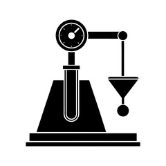 Hardness Tester silhouette vector