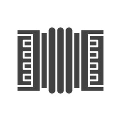 Accordion icon vector image. Suitable for mobile apps, web apps and print media.
