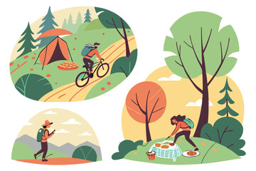 Digital Economy Vector Elements