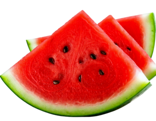Juicy Watermelon Slice: Summer Fruit Background png generated ai
