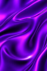 Obraz premium Intricate purple fabric folds. Fluid, glossy drapes with vibrant hues