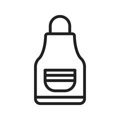 Apron icon vector image. Suitable for mobile apps, web apps and print media.