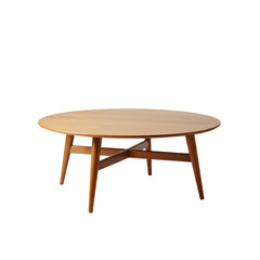 Fototapeta premium Oval Coffee Table: Mid Century Modern Furniture