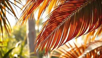 palm tree in the sun