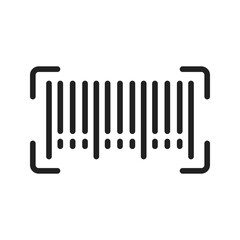 Barcode icon vector image. Suitable for mobile apps, web apps and print media.