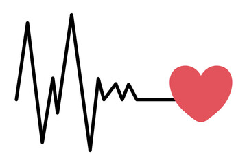 Heartbeat Illustration Set 