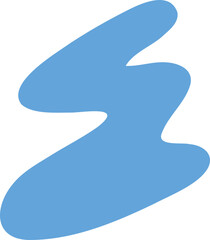 Abstract Shape Resembling Ocean Waves