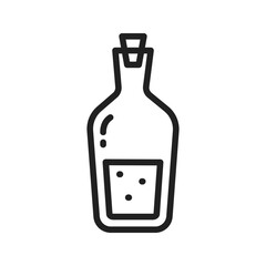Flask icon vector image. Suitable for mobile apps, web apps and print media.