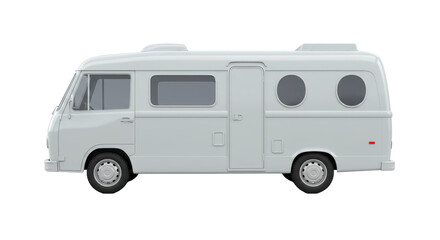 Isolated Van Side View