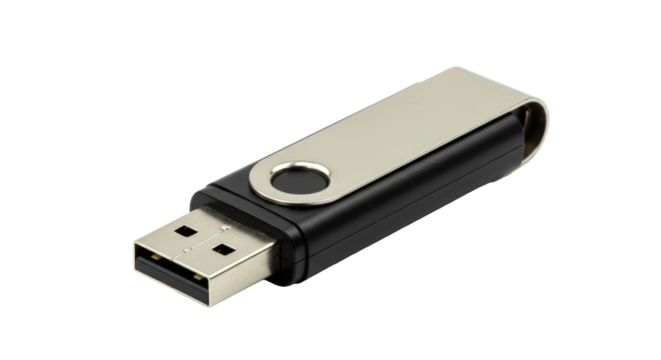 Isolated Flash Drive for Data Storage