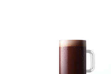Dark Drink in Glass Mug, Refreshing