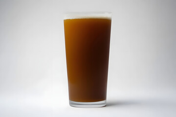 Dark Beer in Tall Glass, Refreshing Drink