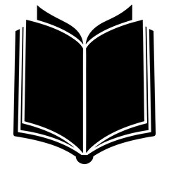 Book Vector Silhouette | Literature and Reading Clipart