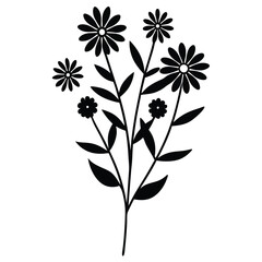 vector illustration of flowers