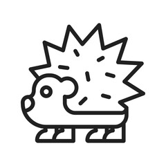 Pet Hedgehog icon vector image. Suitable for mobile apps, web apps and print media.