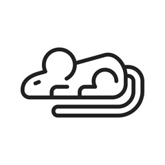 Pet Mouse icon vector image. Suitable for mobile apps, web apps and print media.