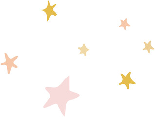 Three stars doodle icon  