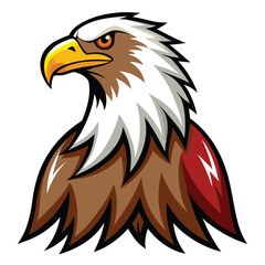 Eagle isolated on white background