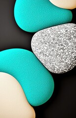 3d rendered illustration of an abstract background