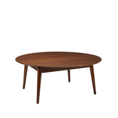 Fototapeta premium Mid-Century Modern Oval Coffee Table