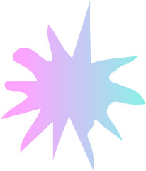 Star gradient doodle icon 