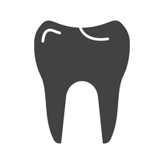 Tooth icon vector image. Suitable for mobile apps, web apps and print media.