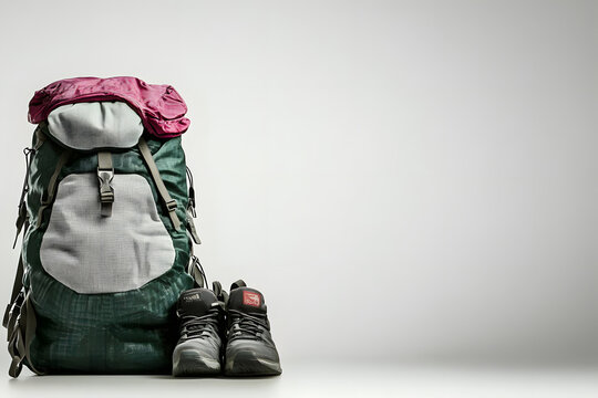 Adventure Backpack, Hiking Boots Ready