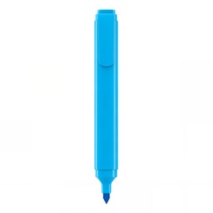 Blue whiteboard Open Marker Pen Isolated, Isolated whiteboard blue color marker