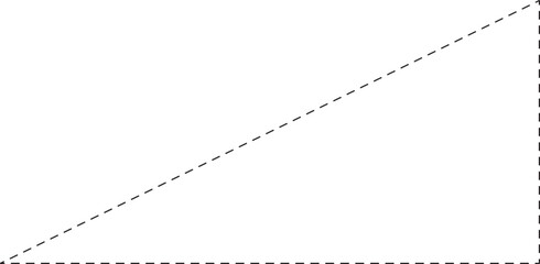triangle tracing shape outline