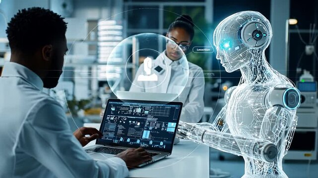 Collaboration in Robotics Research Lab with Remote-Controlled Robot