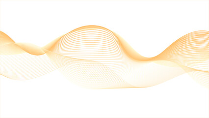Abstract, with light orange and yellow waves creating a gentle, fluid motion.
