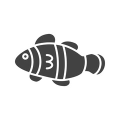 Obraz premium Clown Fish icon vector image. Suitable for mobile apps, web apps and print media.