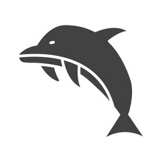 Dolphin icon vector image. Suitable for mobile apps, web apps and print media.