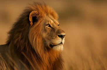 Obraz premium Majestic African Lion