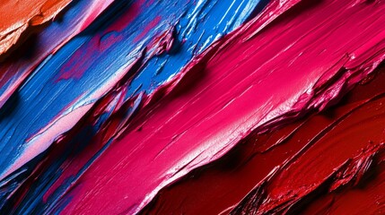 Abstract Colorful Paint Swirls Texture