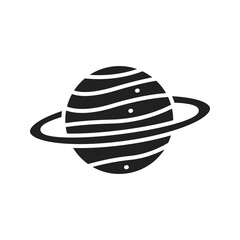 Saturn icon vector image. Suitable for mobile apps, web apps and print media.