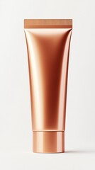 A sleek, metallic tube, the epitome of minimalist elegance, stands as a symbol of cosmetic, skincare, or pharmaceutical innovation.